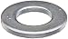 Steel Flat Washer, Zinc Plated Finish, ASME B18.22.1, No. 4 Screw Size, 1/8 ID, 5/16 OD, 0.032" Thick (Pack of 100)