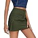 Zando High Waisted Cargo Mini Skirt Green Cargo Skirt for Women Button Cargo Skirts for Women Cargo Skirt Y2K Bodycon Denim Mini Skirt Y2K Jean Skirt with Pockets Army Green Small