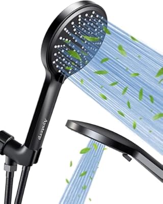 Shower Head with Handheld, High Pressure 5 Spray Mode Shower Head with Cleaning Mode to Clean Tub, Tile & Pets, 79 inch Stainless Steel Encryption Shower Hose, Wall Bracket & Plumber's Tape