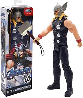 VXCQ Thor Figure Thor Action Figure 12 inch Marvel Avengers Titan Hero Series Thor for Kids Ages 4 and Up