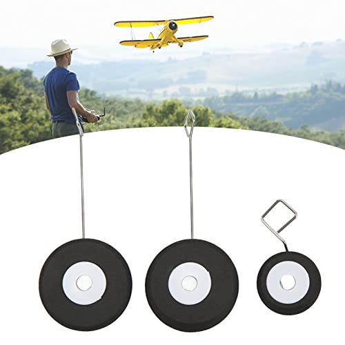 WGFOIP RC Airplane Landing Gear, Stainless Steel RC Aircraft Fixed Wing Parts Accessory with Wheel for WLtoys XK - Thumbnail 6