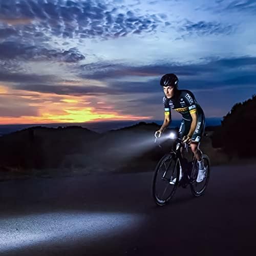Volcano Eye Bike Headlight, Super Bright 1200 Lumens Powerful Bike Lights Rechargeable Waterproof 5 Modes Bicycle Headlight Long Distance Led Bike Light for Night Riding Road Mountain Cycling