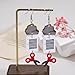 Teacher Earrings for Women - Fun Novelty Rock Paper Scissors Dangle Earrings, Unique Jewelry Back to School Gifts (Rock Paper Scissors)