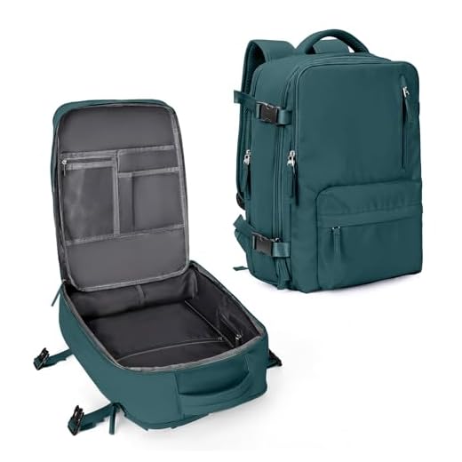 Mochila de viagem grande feminina, bagagem de mão, mochila impermeável para fazer trilha e esportes ao ar livre, mochila escolar, W - azul, Large