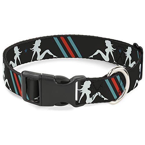 Collier Buckle Down 9-38,1 cm résistant pour chien à clip plastique facile - 2
