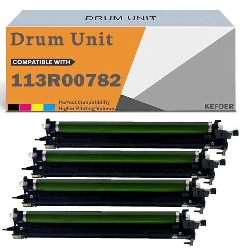 KEFOER Compatible Drum Cartridge 113R00782 for Xerox VersaLink C7000 C7000N C7000DN Printers (4Colors)