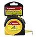 ExtraMark Tape Measure, 1" x 35ft, Steel, Yellow/Black