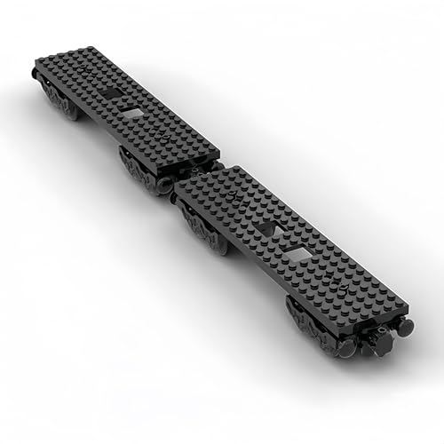 City Zugbasis Set, 2Pcs Technik Zug Basis Bausteine Refit Eisenbahn...