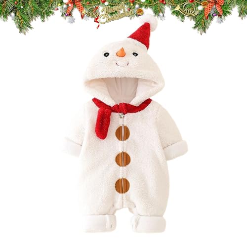 Abiti da neve invernali per bambini, costume da pupazzo di neve, scimmia dei cartoni animati natalizi costumi da neve natalizi con design a copertura totale, forniture di riscaldamento invernale p