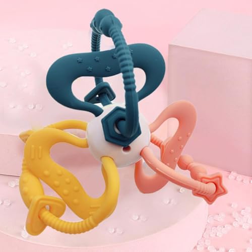Image of StarAndDaisy Soft Baby Teether and Teeth Rattle Ball Toys for Infants & Toddlers (YLBL-Multicolor)