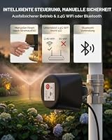 Smart Ball-Wasserventil, App-Steuerung, 4 Timer-Modi für automatische Steuerung, unterstützt 2,4-GHz-WLAN, verschiedene Größen wählbar, Edelstahl, Upgrade-Version, Smart Valve for 1/2" Pipe – Ansicht 7