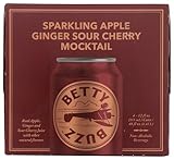 Betty Buzz Sparkling Apple Ginger Sour Cherry Mocktail 4pk, 12 Fl Oz