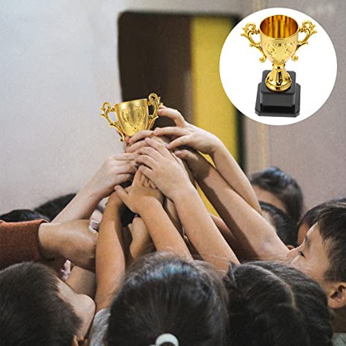 Gold Plastic Trophies for Kids Trophies and Awards for Kids Appreciation Reward for Students Employees or Teens 14. 3cm Trophy Personalised Trophy Football Trophy - Image 3