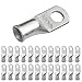 Selterm 25 Pack 2 Gauge 2 AWG 5/16" Stud UL Marine Grade Ring Terminal Lugs Battery Cable Tinned Copper Eyelets