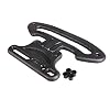 Hypersonic Car Folding Safety Handle Vehicle Headrest Clothes Hangers Black