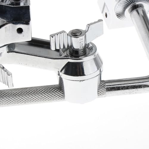 Qianly Grampo de extensão de bateria Suporte de grampo de prato Conveniente Conjunto de bateria ajus