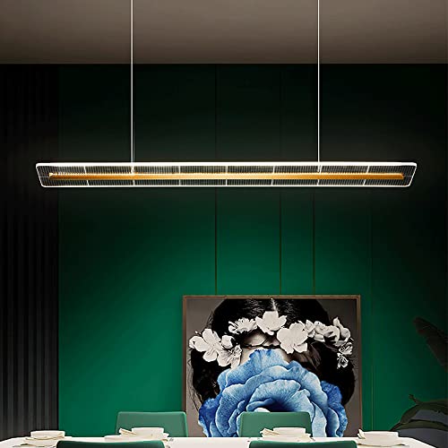Lámpara Colgante de Techo Iluminación Rectangular LED Comedor Sala de Estar 3