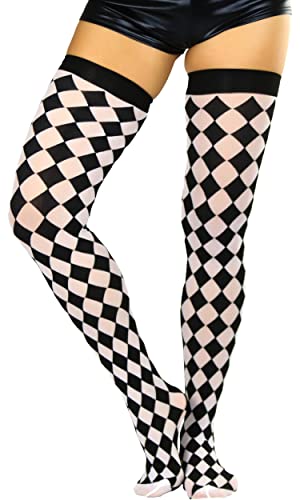 ToBeInStyle Women's Seamless Nylon Stocking With Vertical Stripe