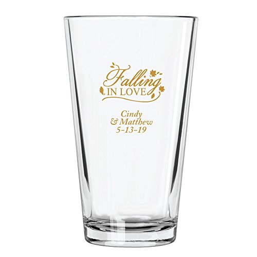 Vasos de vidrio personalizados impresos 48 pack