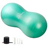 INPANY Peanut Ball - Anti Burst Exercise Ball for Labor Birthing, Physical Therapy for Kids, Core St