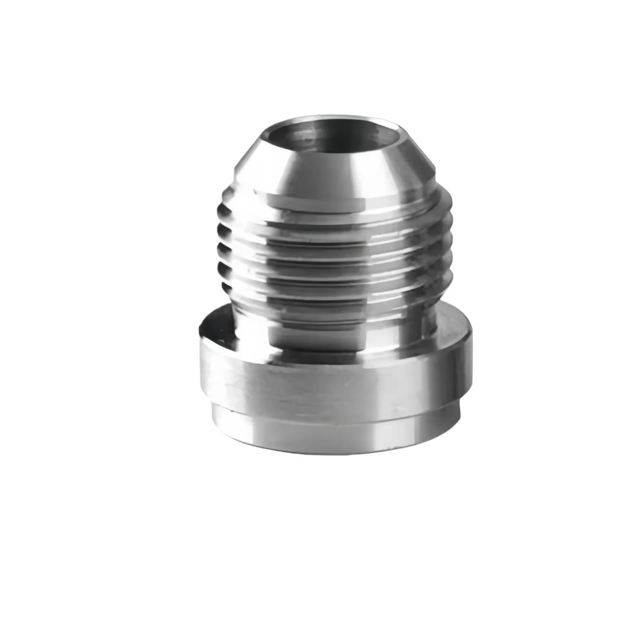 Auto Parts 1PCS Top Aluminum Hose Fitting AN3 AN4 AN6 AN8 AN10 AN12 AN16 AN20 Male Weld On Bung(AN8)