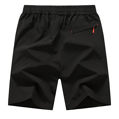 Image of JINSHI Men's Outdoor Quick Dry Lightweight Sports Hiking Shorts Zipper Pockets