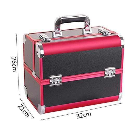 Kosmetikkoffer, Make-up Koffer, Schminkkoffer, Beauty Case, Aufbewahrung für Make up, Nagellack – Bild 5