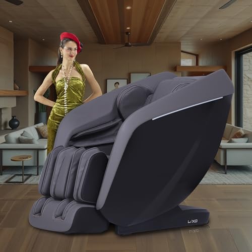 Image of Lixo LI5333 inchIntelligent Wellness inch 4D Massage Chair | AI Body Scanning | 22 Auto Programs | SL Track | Voice Control | Dual Heating | 3-Level Zero Gravity | USB Charging - Black