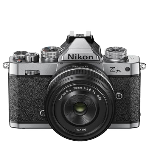 Nikon Z fc with Special Edition Prime Lens | Retro-inspired compact mirrorless stills/video camera with matching 28mm f/2.8 prime lens | Nikon USA Model