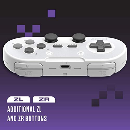 Mando Retro-Bit Legacy 16 Wireless Grey gamepad inalámbrico gris compatible con Switch 6