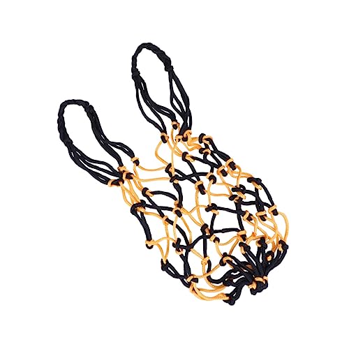 ibasenice Ball Bags Mesh Heavy Duty Storage Bag Nylon Soccer Carrier Mesh Net Drawstring