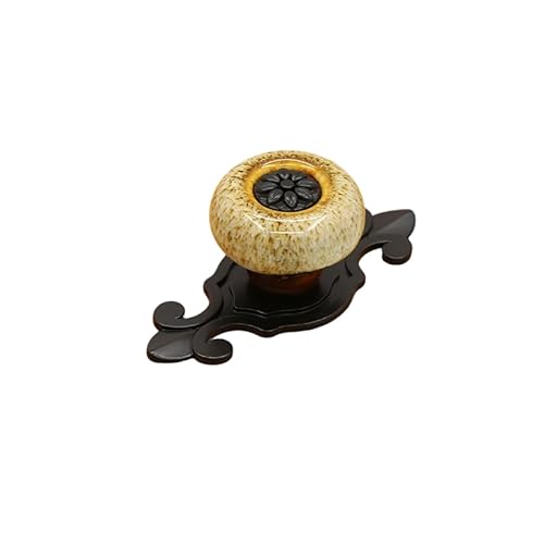 Cunzjia F Antique Bronze Ceramic Drawer Pulls Elegant Alloy Handles Retro Styles Cupboard Knobs Or Cabinets & Urniture