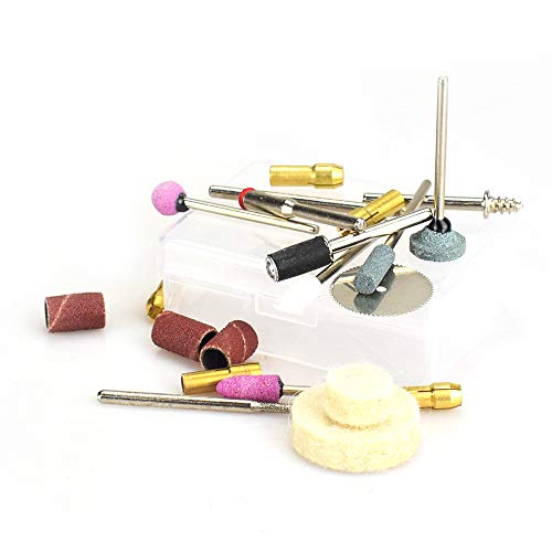 CHOKMAX Mini Multifunktionswerkzeug, 3.7V Li-ion Mini Rotary Multi-Tool Kit mit variabler Geschwindigkeit, 42pcs Zubehör Kit elektrische Tool DIY Schleifer zum Polieren, Reinigen und Gravieren