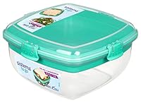 Sistema 21358 Salad and Sandwich 1.63L, (Colours May Vary)