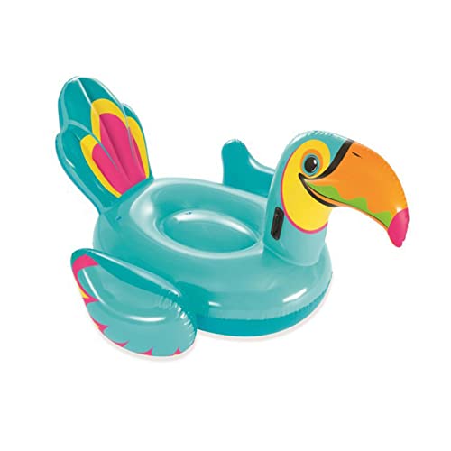 81 "Tropical Toucan Piscine Gonflable Raft Flottant, rhinocéros géants Piscine Flottant, Gonflable Ride Piscine Flottant, Adultes et Enfants Piscine d'été Salon de Rafting