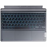 Inateck Surface Pro 8 Tastatur QWERTZ, kompatibel mit Surface Pro 8 und Surface Pro X, mit 7-Farbiger Hintergrundbeleuchtung, KB05111