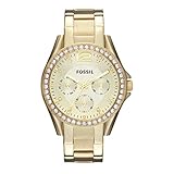 Cassa 38 mm, larghezza fascia 18 mm, vetro minerale, movimento al quarzo multifunzione, importato
