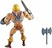 ​Masters of The Universe Origins Action Figure He-Man 5.5 Inch 1980s Motu TV Hero Toy, Detailed Design with Harness, Sword, Axe & Shield
