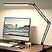 SKYLEO Lámpara Escritorio-Flexo LED Escritorio 1300LM - 5 modos de color x 11 niveles de brillo - Brazo oscilante ajustable - Temporizador y función de memoria - 12W Flexo - Negro