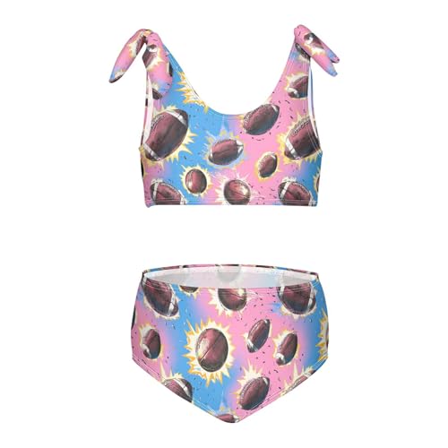 Image of Boccsty Cute Crab Red Blue Girls Swimsuits Kids Bikini Sets 2 Pcs Bathing Suit for 3T