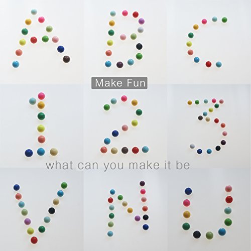 Vnthings Fridge Magnets Spherical Muliticolor Refrigerator Office Magnet For Calendars Whiteboards Maps Resin Fun Decorative Decoration 20 Pack #TOP4