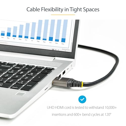 Image of StarTech.com 16FT /5M HDMI 2.1 Cable 8K - Certified Ultra HIGH Speed HDMI Cable 48GBPS - 8K 60
