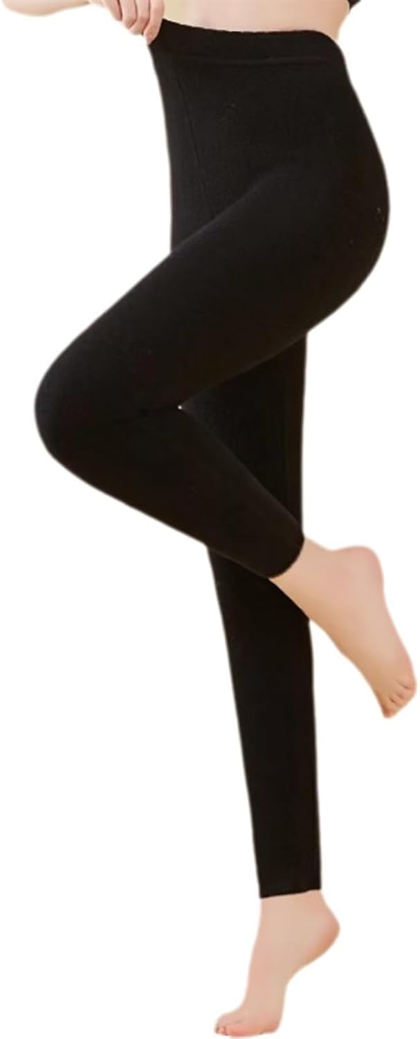 97.2% Cashmere Leggings Womens Thermal Underwear Pants Warm Soft Long Johns for Hiking Skiing