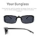 DAUCO Gafas de Sol Polarizadas Clip Lentes de Espejo de Hombre Mujer...