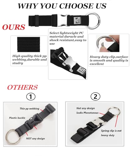 Image of 2PCS Add a Bag Luggage Strap Jacket Gripper,Heavy Duty Luggage Straps Carry-on Baggage Suitcase Straps Belts Travel Accessories (Black /Orange)