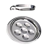 Pince alimentaire en acier inoxydable : , adaptée aux fours de cuisson, aux grils, etc. adaptée à la cuisson des escargots.