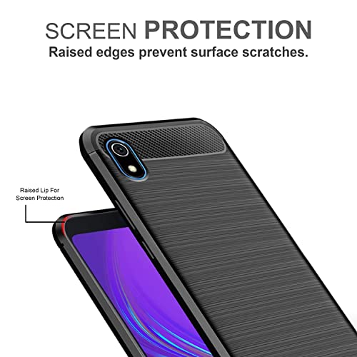 Image of Amazon Brand - Solimo Back Cover Case for Redmi 7A | Compatible for Redmi 7A Back Cover Case | 360 Degree Protection | Soft and Flexible (TPU | Matte Black)