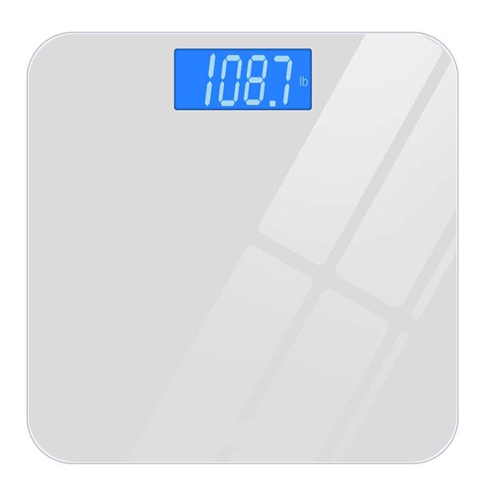 projektowanie mody Elektroniczne ważenie Waga domowa waga zdrowotna elektroniczna waga ludzkiego ciała Wireless Smart Digital (kolor: biały, rozmiar: 280 mm * 280 mm) (biały 280 mm * 280 mm)