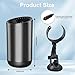 Car Heater Defroster, 12V 150W Plug-in Cigarette Lighter Car Heaters, 2 in 1 Portable Car Heater & Cooling Car Fan, Car Windshield Defroster Demister with Brackets, Fast Heating Defogger