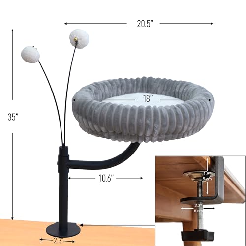 Lit pour chat pour bureau Petpals : libérez votre espace de travail de table - 3
